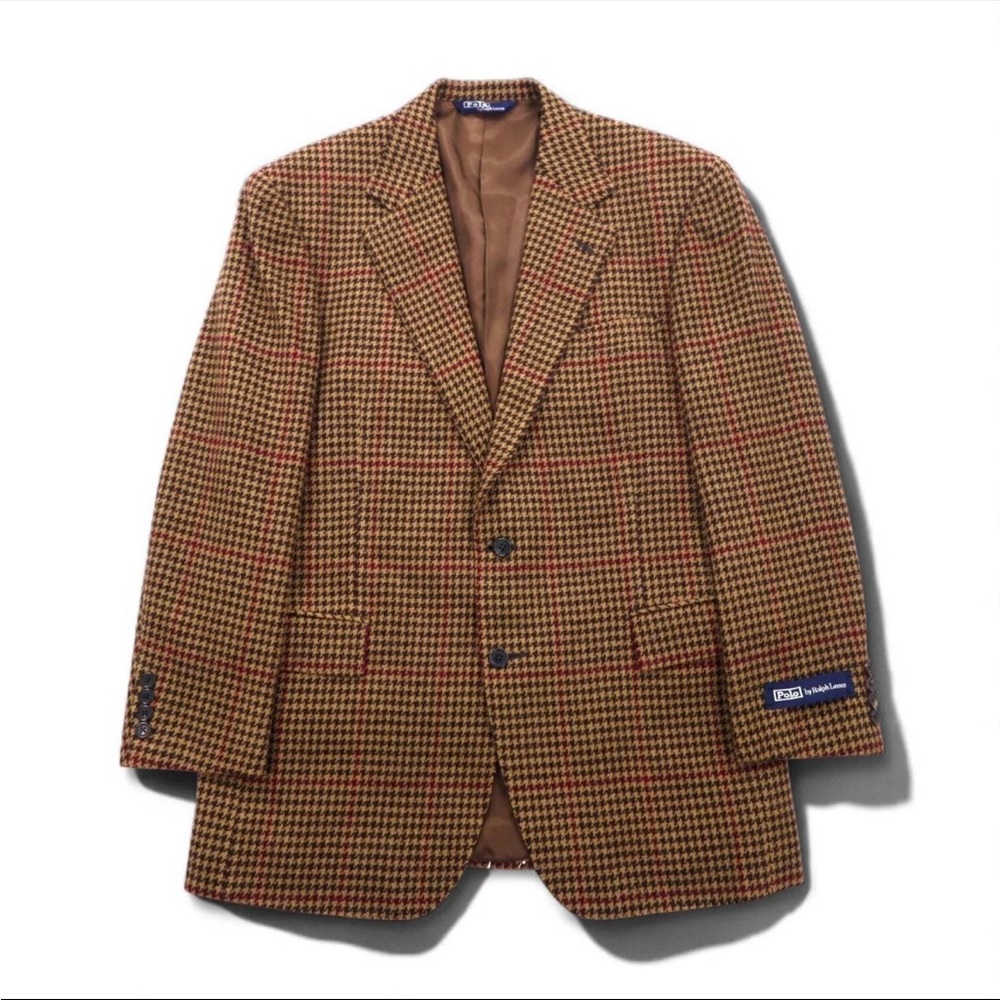 Ralph Lauren Tweed 100% wool gun club sport coat - Picture 2 of 15